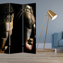 Load image into Gallery viewer, Multi Color Wood Canvas Budda Screen
