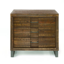Load image into Gallery viewer, Reclaimed Oak 3 Drawer Nightstand

