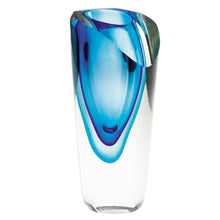 Load image into Gallery viewer, Blue Art Glass | Blue Art Glass Vase | The Merry Oaks
