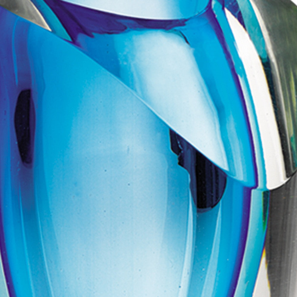 Blue Art Glass | Blue Art Glass Vase | The Merry Oaks