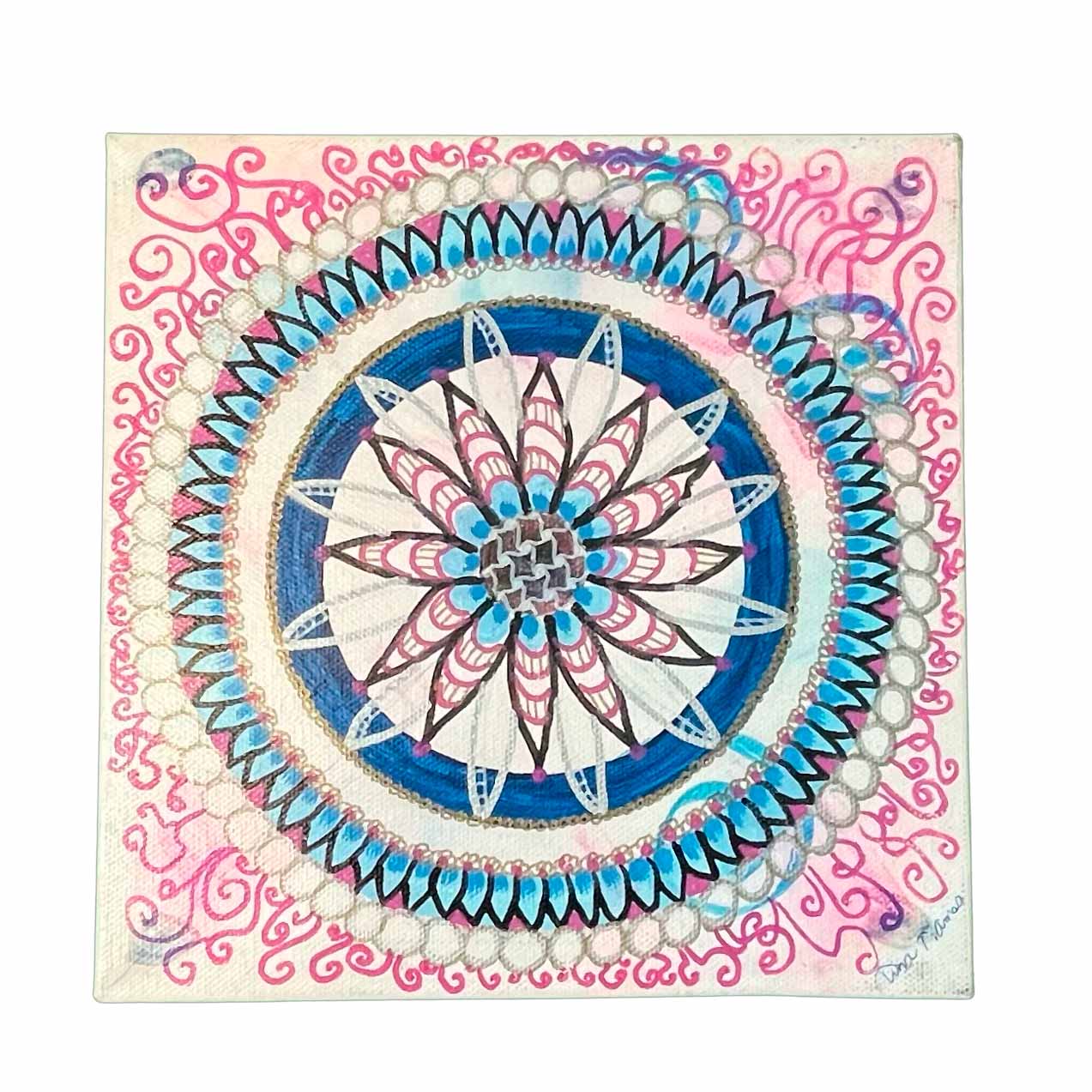Mandala Canvas Painting | Mandala Canvas Art | The Merry Oaks