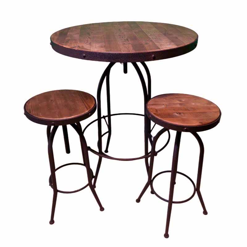 Wooden Bar Table Set | Wood Bar Table | The Merry Oaks