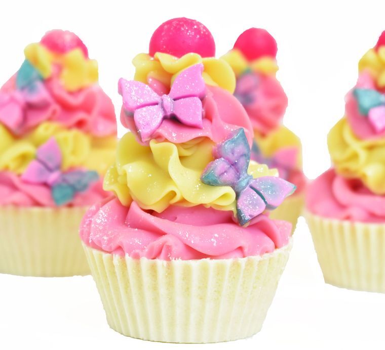 Butterfly Soap Cupcake | Artisan Soap Cupcakes | The Merry Oaks