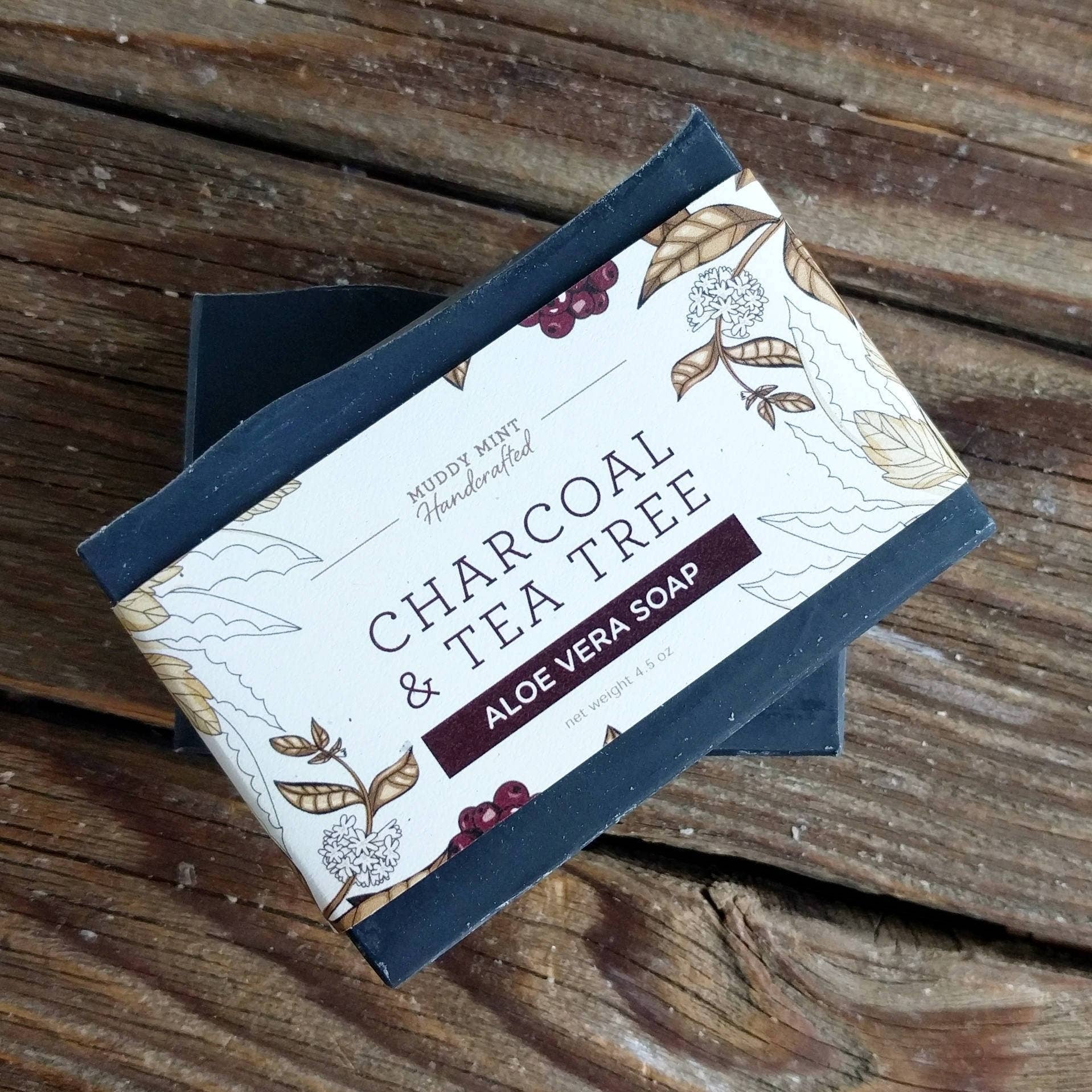 Activated Charcoal Soap | Charcoal Soap Bar | The Merry Oaks