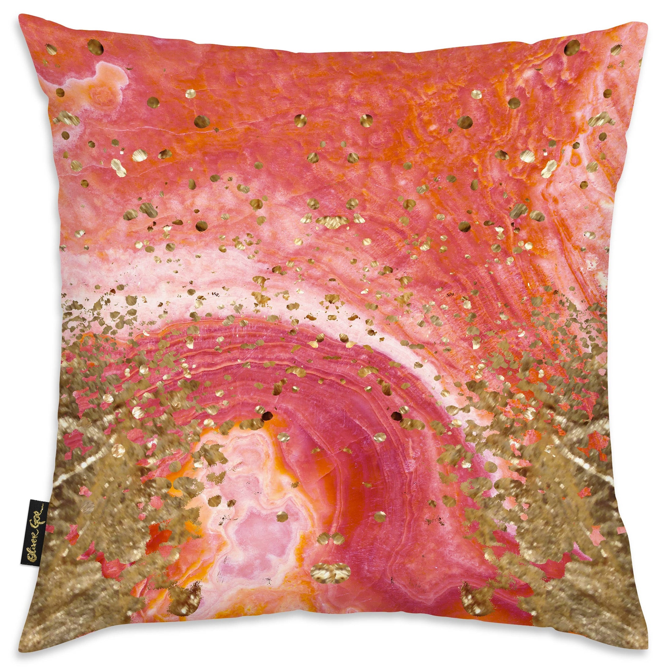 Oliver Gal ' Koi Stone' Decorative Pillow