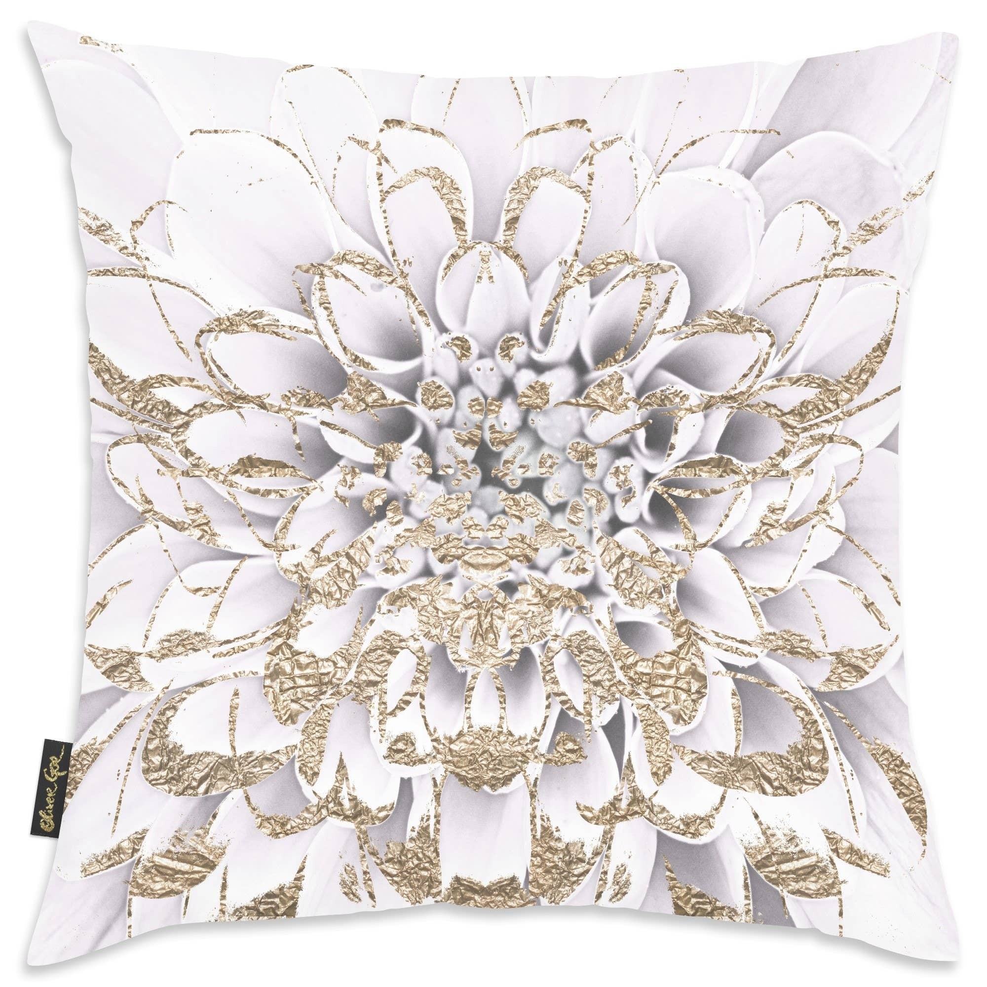 Oliver Gal 'Floralia Blanc' Decorative Pillow